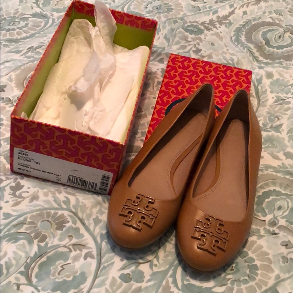 Tory Burch Powder Coated Melinda Flat